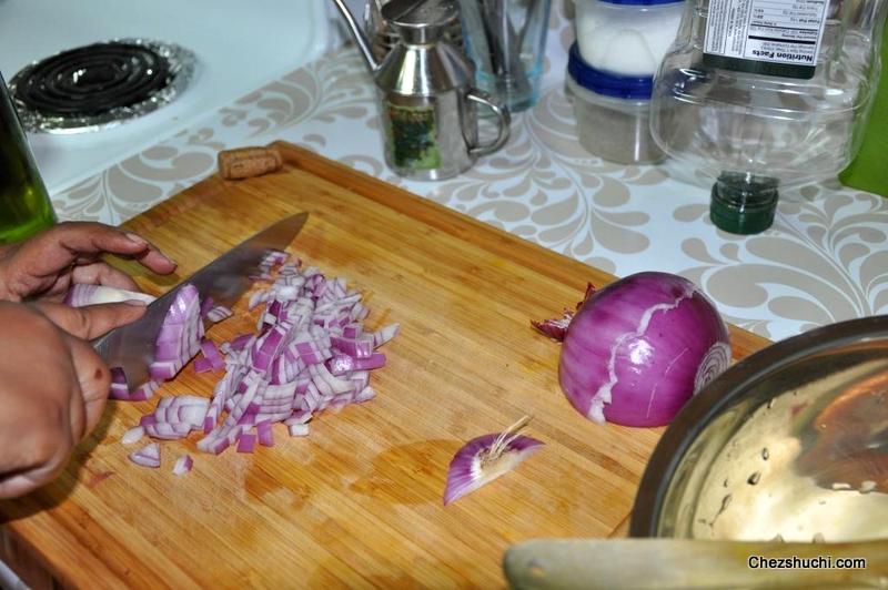 chopped onions